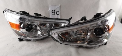 Mitsubishi asx lift relektor левый правый лампа комплект обычное линза фото №1