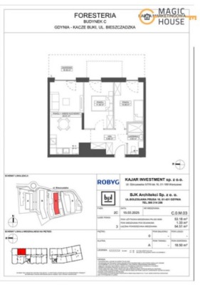 Mieszkanie, Gdynia, Wielki Kack, 53 m²