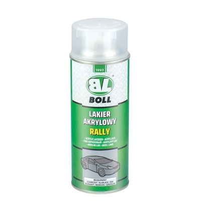 LAKIER АКРИЛОВИЙ BOLL 0010121 RALLY SPRAY 400ML - ПРОЗОРИЙ