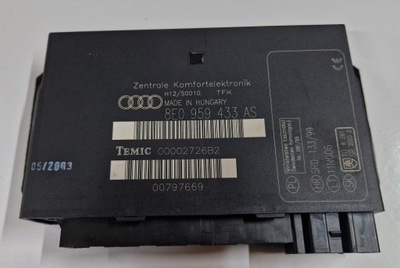 Модуль комфорта audi a4 b6 8e0959433as фото №1