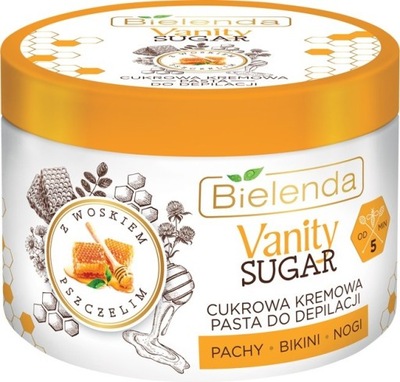 Bielenda Vanity Sugar Cukrowa Kremowa Pasta do depilacji - bikini,pachy,nog