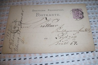 Elbing Elbląg 1879 karta pocztowa
