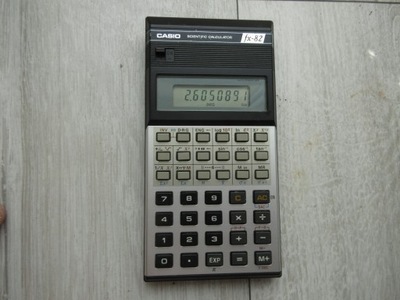 KALKULATOR CASIO SCIENTIFIC FX-82 UNIKAT VINTAGE