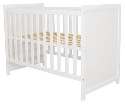 Łóżeczko dziecięce Lilia białe 120x60 niemowlęce