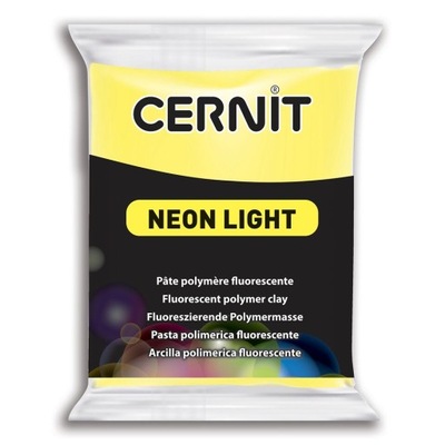 Modelina Cernit Neon Light 700 YELLOW żółta 56g