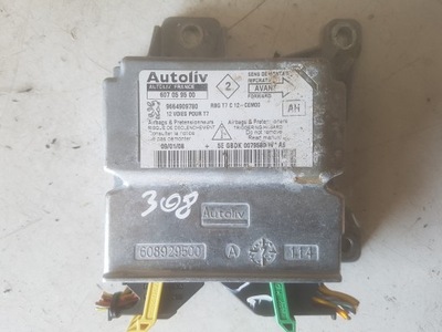 Peugeot 308 08r- датчик подушок подушка безпеки фото №1