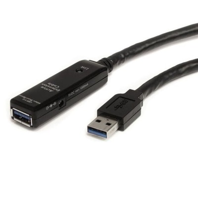 StarTech USB3AAEXT3M kabel USB 3 m USB 3.2 Gen 1 (3.1 Gen 1) USB A Czarny