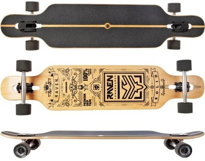 Deskorolka Longboard RAVEN Solid ABEC9 DESKOROLKA WYCZYNOWA PREZENT