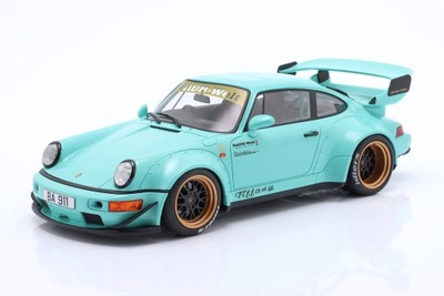 Porsche 911 (964) 964 RWB Bodykit Tiffany 2015 Blue GT Spirit 1:18 GT875
