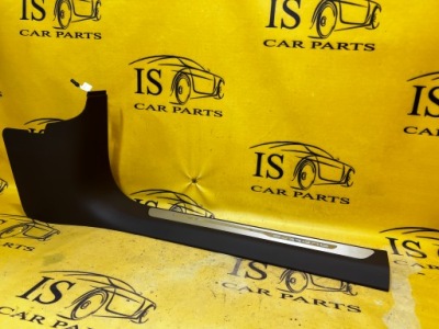 Накладка порог led коричневая df3 правая audi a8 d4 фото №1