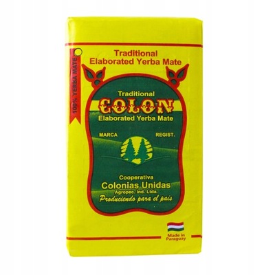 Yerba Mate Elaborada Colon Tradicional 1kg 1000g