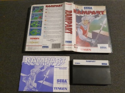 Sega Master System Rampart Komplet