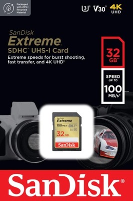 Karta SD SanDisk Extreme 32 GB