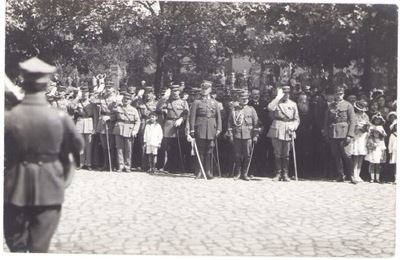 Uroczystości wojskowe- Fot. Spychalski Toruń 1930?