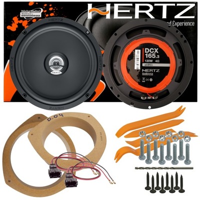 HERTZ ALTAVOCES AUDI A3 8P SAAB 9.3 PARTE DELANTERA DISTANCIAS  