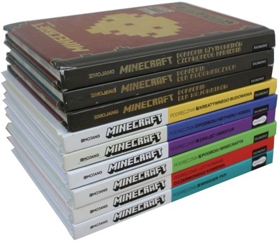 Minecraft Podręcznik Zestaw 9 książek
