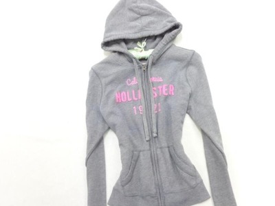 40 HOLLISTER KLASYCZNA SZARA BLUZA GREY S430