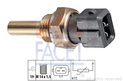 Датчик температуры воды facet фото №1