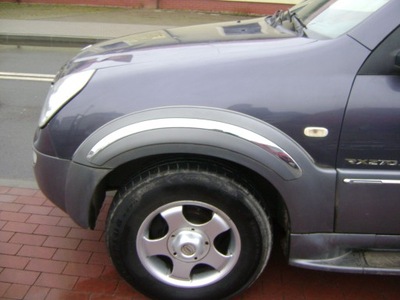 Rexton накладки крыла дверь перед задняя хром фото №1