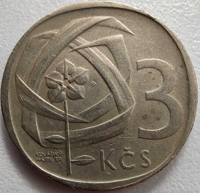 1250 - Czechosłowacja 3 korony, 1968