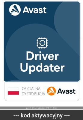 Avast Driver Updater 3PC / 1 Rok