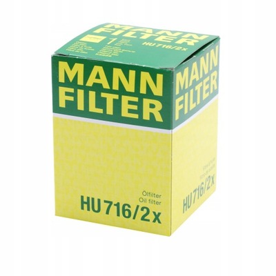 FILTRO ACEITES MANN HU716/2X  