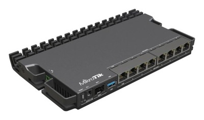 Mikrotik RB5009UPR+S+IN ruter 2.5 Gigabit Ethernet, Gigabit Ethernet Czarny