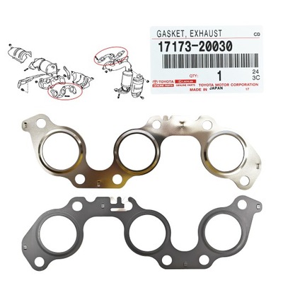 GASKET MANIFOLD OUTLET LEXUS RX300 RX350 1MZ-FE 3MZ-FE OEM TOYOTA  