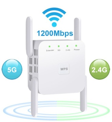 Wzmaczniacz sygnału Wi-Fi Range Extender 5 i 2,4