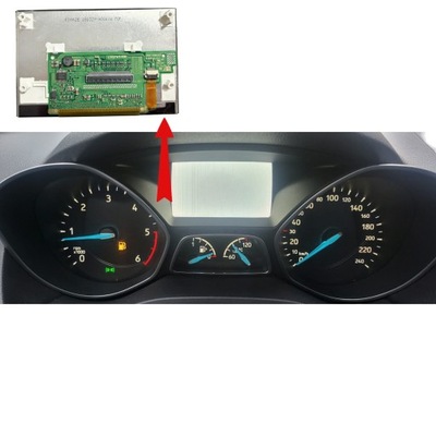 Дисплей счетчик ford transit custom connect 2013-2019 lcd фото №1