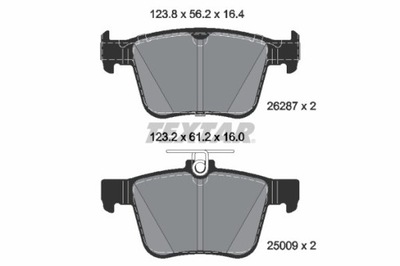 SABOTS DE FREIN DE FREIN AUDI ARRIÈRE Q2/Q3/TT 1,0-2,0 20- 2628701 - milautoparts-fr.ukrlive.com