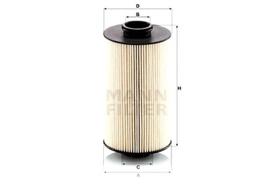 MANN-FILTER FILTRAS DEGALŲ MAN TGL II TGM II TGS I TGS II TGX I TGX II 