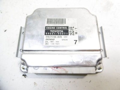 YARIS I COMPUTADOR 1,3 16V 89661-0D071 MB275100-2070  