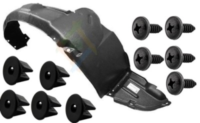 Kia cerato 2004-2008 подкрылок перед левый фото №1