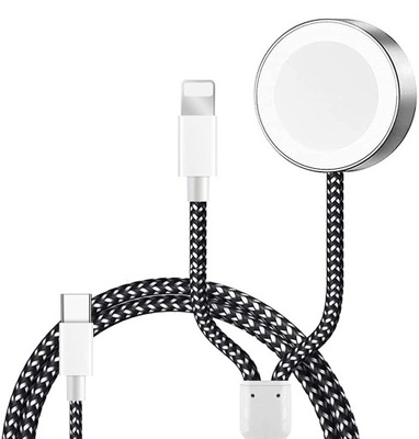 ŁADOWARKA KABEL DO ZEGARKA APPLE WATCH/IPHONE 2W1