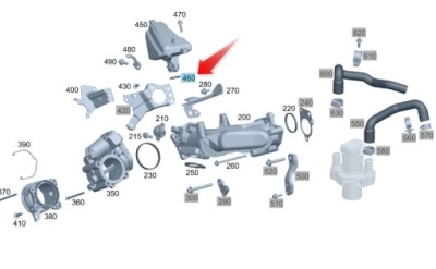 Ущільнювальне кільце резонатор mercedes гасник hałasu a0139972345 фото №1