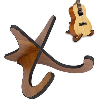 Odpinany drewniany uchwyt na Ukulele Składane wsporniki gitarowe Rama