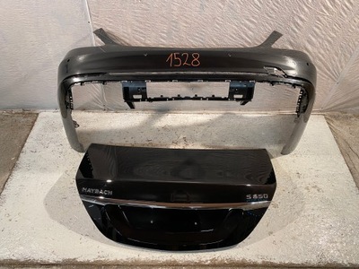 Mercedes s-klasa w222 бампер задня задній фото №1