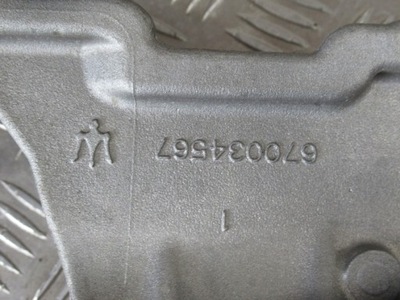Кронштейн кронштейн катализатора maserati 670034567 фото №1