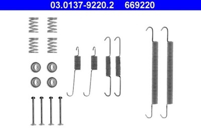 MUELLE ZAPATAS DE FRENADO CITROEN BERLINGO/XSARA PICASSO 96-11 03.0137-9220  