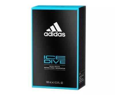 ADIDAS – ICE DIVE ENERGETYZUJĄCA WODA TOALETOWA DLA MĘŻCZYZN 100 ML
