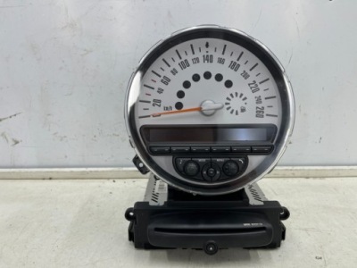 COMPTEUR MINI COOPER ONE CLUBMAN R55 R56 R57 R58 R59 R60 R61 TABLEAU DE BORD RADIO CD 