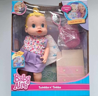 BABY ALIVE INTERAKTYWNA LALKA BOBAS GAWORZY SIUSIA Twinkles n' Tinkles