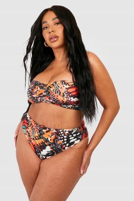 BOOHOO PLUS WZORZYSTA GÓRA OD BIKINI XXL