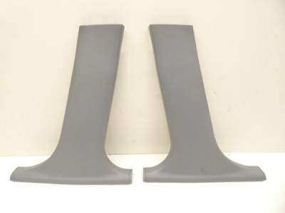 Bmw e46 защита стойка среднего b левая + правая комплект серая фото №1