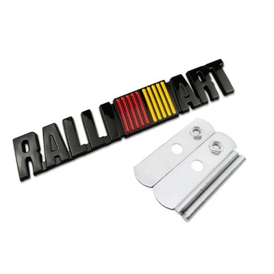 ACCESORIOS DEKORACJI REJILLA DE RADIADOR EMBLEMA INSIGNIA MITSUBISHI RALLIART 12.3*2.3CM  