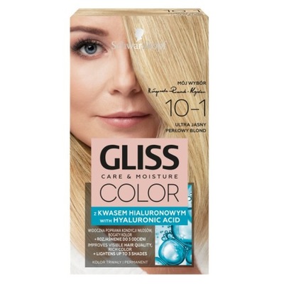 Gliss Color farba do włosów 10-1 Ultrajasny Blond