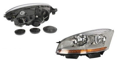 Фара лампа передняя левая citroen c3 c4 picasso 06-10 фото №1