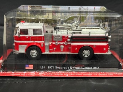 WOZY STRAŻACKIE Seagrave K-type Pumper 1971 1:64 AMERCOM Straż Pożarna