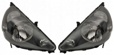 Honda jazz 2 fit 2001-2004 фари лампи перед права + ліва комплект h4 фото №1